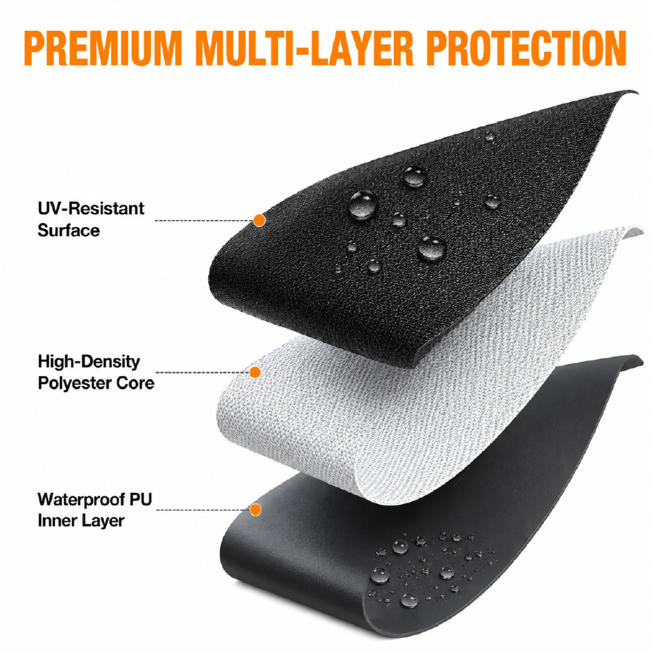 JUZELY Tractor Cortacesped para AS Motor AS 920 E Sherpa 2WD 2024-pr 35", Funda Impermeable con Protección Exterior contra Lluvia y Polvo