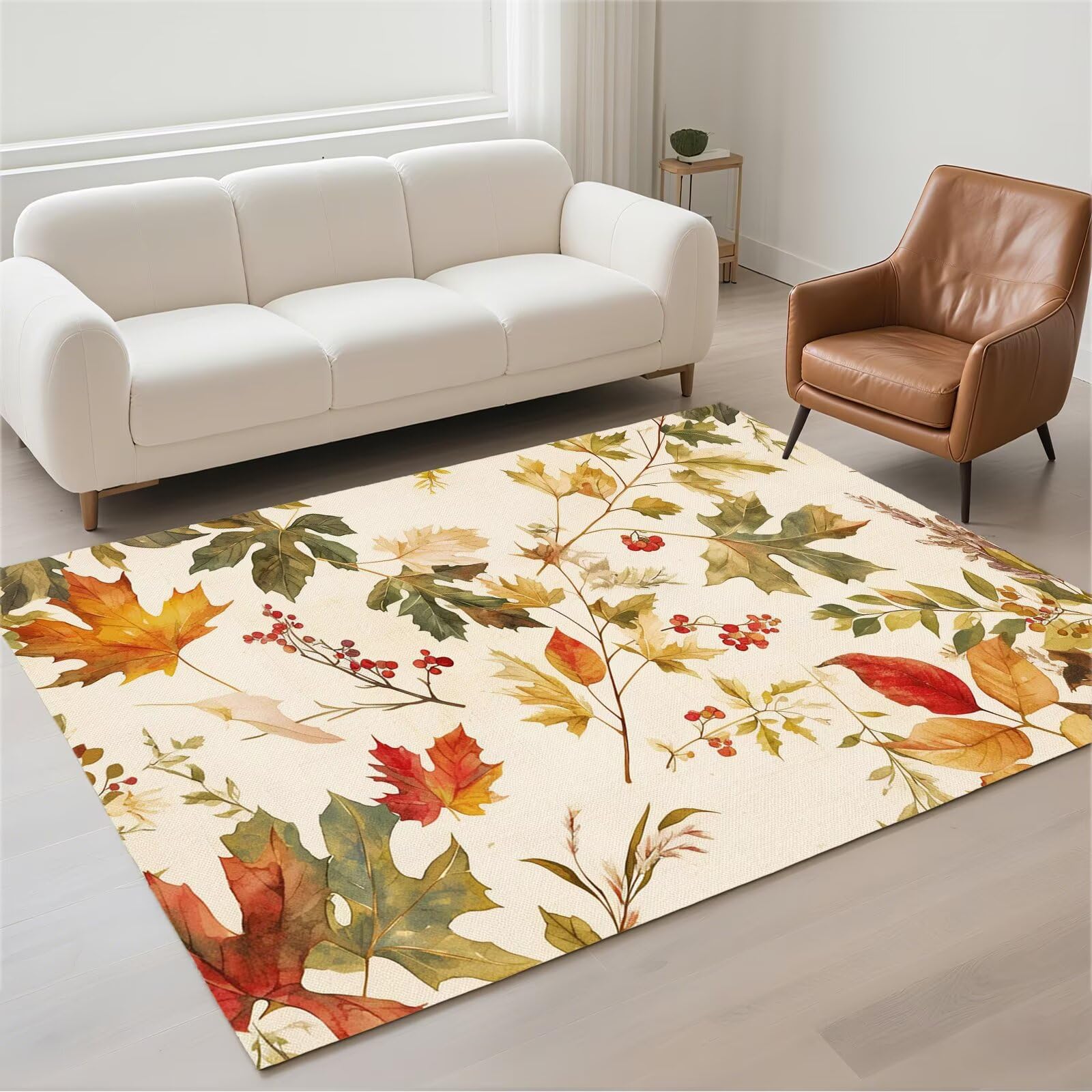 Tapis lavable en machine imperméable et antidérapant bouclé