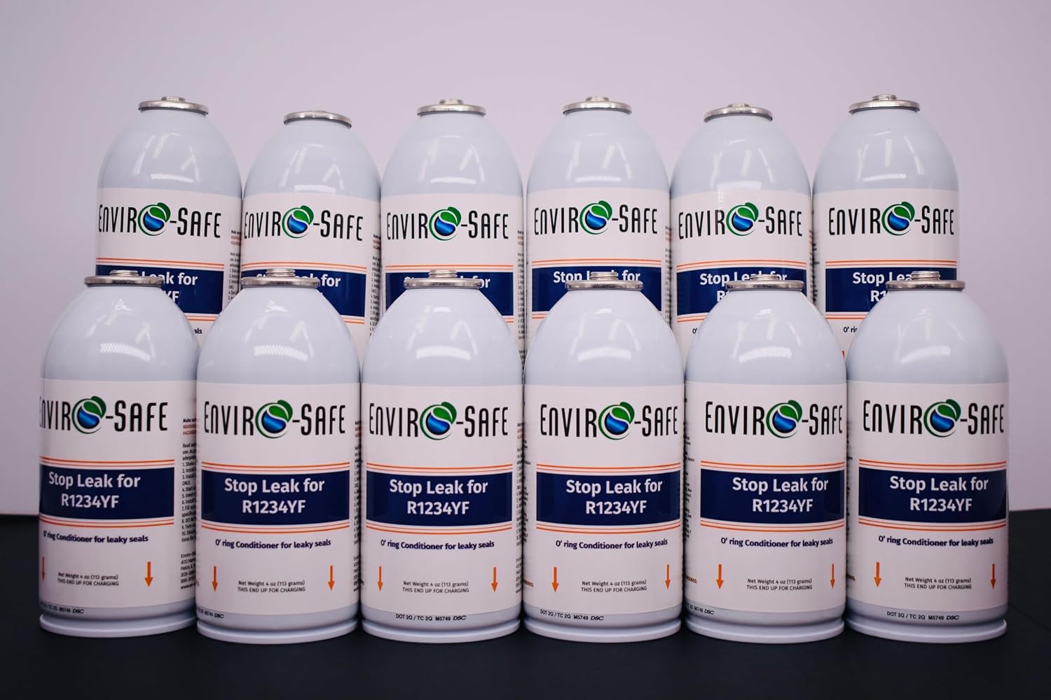 ENVIRO-SAFE ProSeal-A/C Additive-Mobile A/C Leak Sealer-12pk-4oz-Cans Only