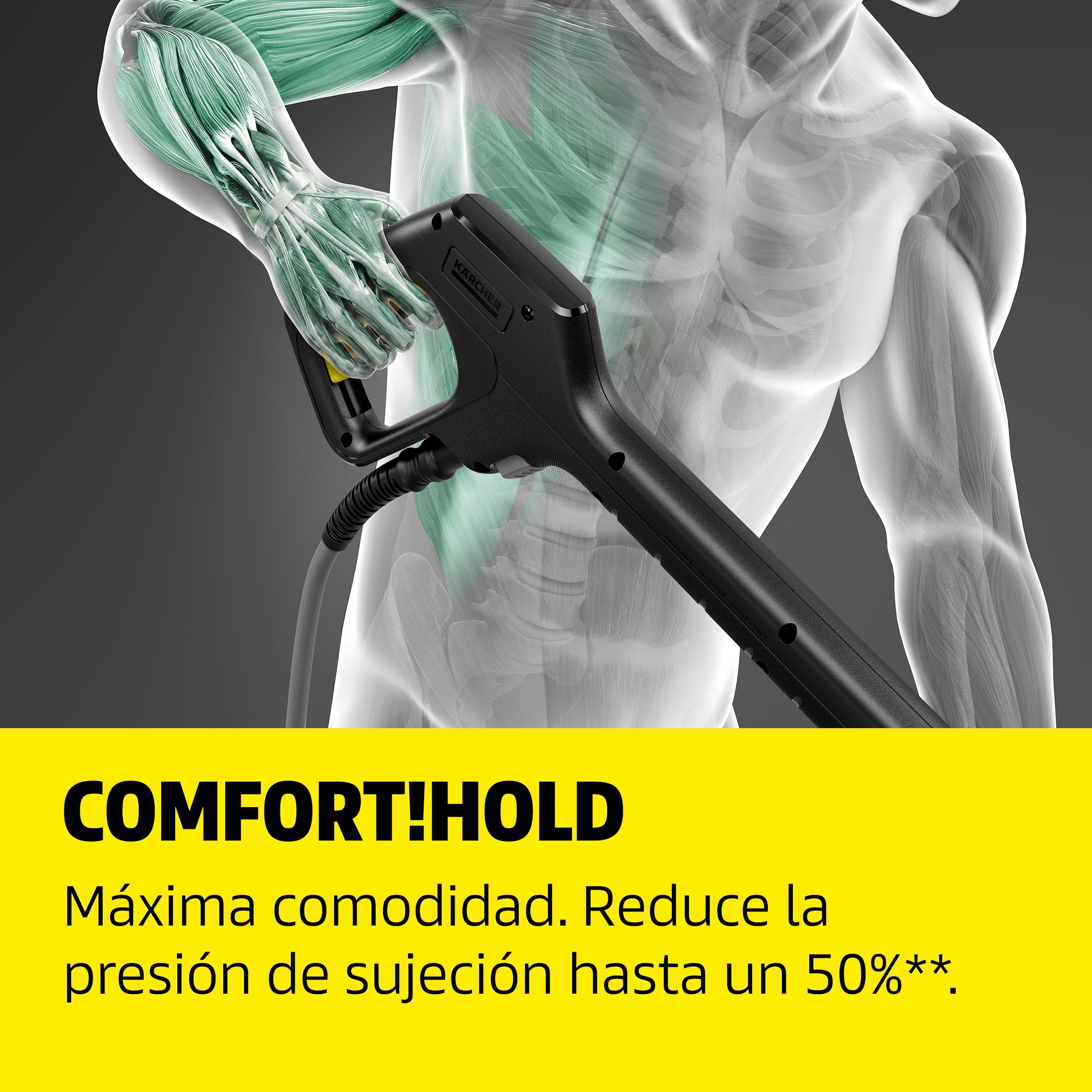 Kärcher hidrolimpiadora K 6 Comfort Premium Home, presión: 160 Bar, caudal: 510 l/h, Superficie: 50 m²/h, Peso: 18,2 kg, Manguera de Alta presión, enrollador de mangueras, Multi Jet 4 en 1, Kit Home