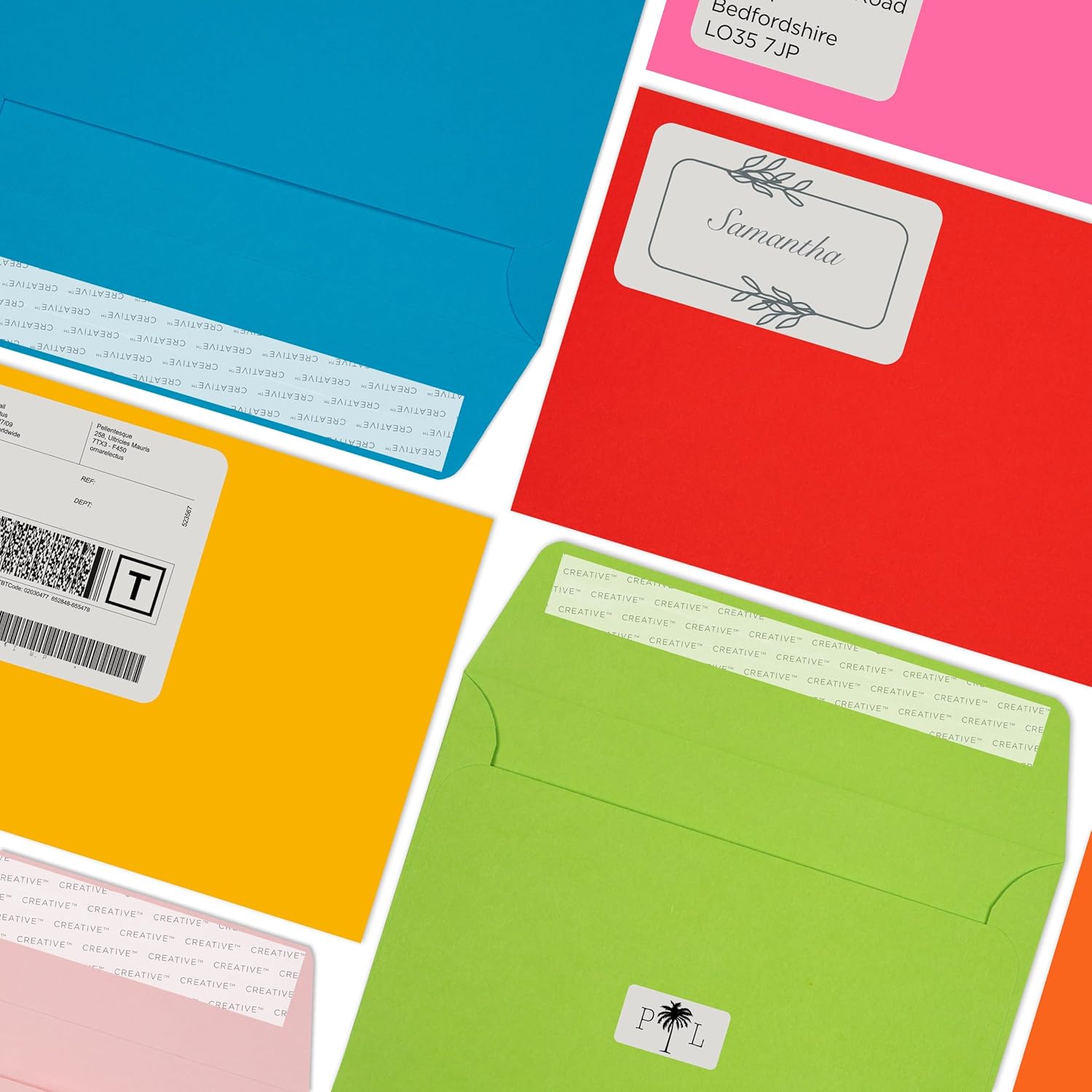 Blake Purely 2 Per A4 Sheet, Pack of 100 Sheets, Total 200 Labels, Self Adhesive Plain Address Shipping Printer Labels, Suitable for Digital Printers, 199.6 x 143.5 mm