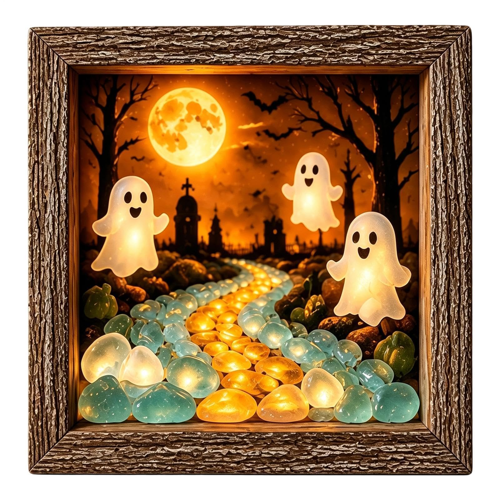 Kit di scatola dei ricordi di Halloween fai da te rustico decorazione
