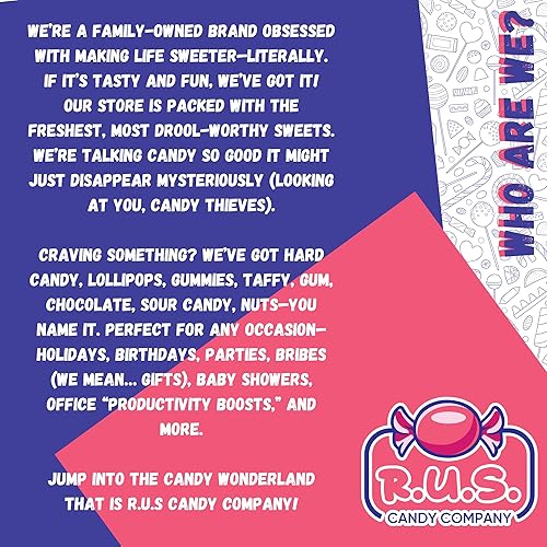 Miniatura 8 de Caramelos Duros de Botón de Frutas Surtidas  Aproximadamente 75 Piezas Envueltas Individualmente, Sabores Surtidos de Frutas Intensos, Bolsa a