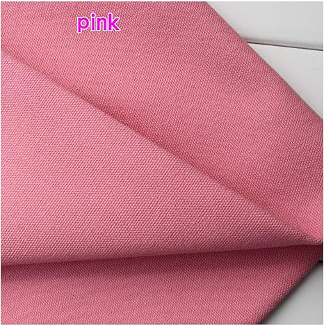 Amazon Co Jp 100 ピュアコットンキャンバス生地原材料ピュアコットン生地の色プリントコットン生地クラフト生地キルティング生地 Color ピンク ホビー