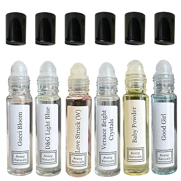 Perfumed Body Oil Samples - Mini Perfumes Women, Rollerball Fragrance Oil, Small Perfume for Woman, Travel Size Cologne, 2 pc (Bold Duo)