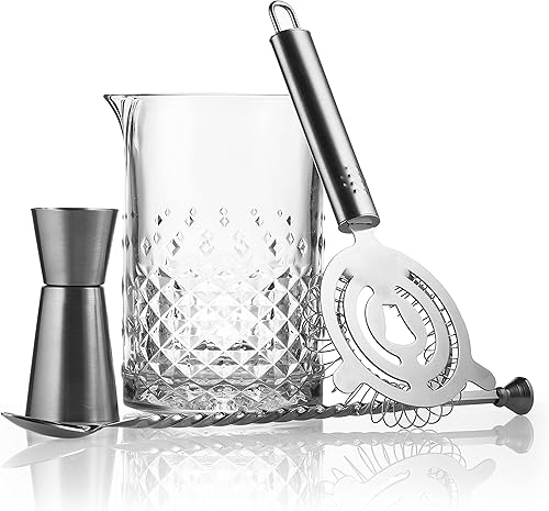 Miniatura 3 de Libbey Classic Cocktail Carats - Juego de mezcla de barra de 4 piezas