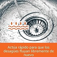 Vista 6 de Yaxa Basics Gel removedor de obstrucciones de drenaje de máxima fuerza - Desatasca el cabello y la grasa, 80 onzas líquidas