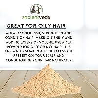 Vista 4 de Tratamiento orgánico natural para el crecimiento del cabello Antioxidantes Polvo limpiador Reduce las arrugas Amla, sin OMG y sin productos