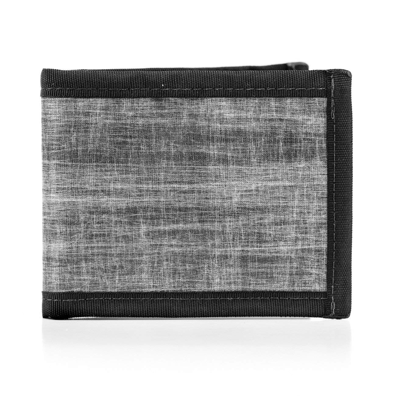 FlowfoldRecycled Wallets - Recycled Material Vanguard Bifold Wallet, Front Pocket Wallet, Sustainable Slim Minimalist Wallets Made in USA, Recycled Heather Grey, One Size, Minimalist