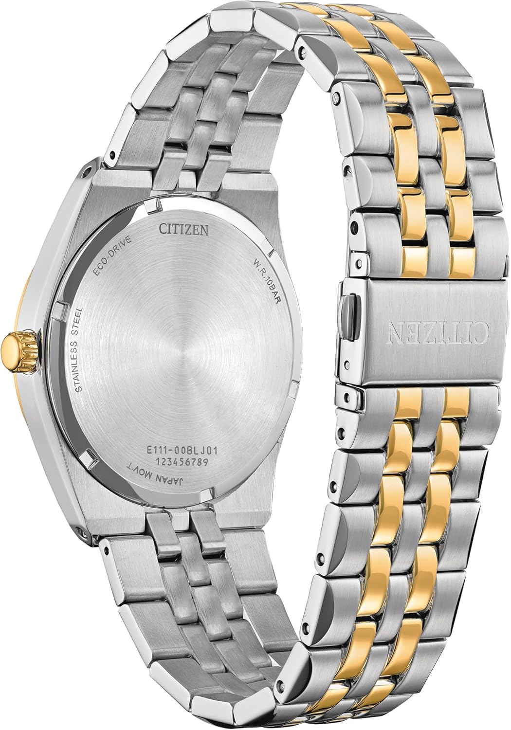 Citizen Men's Eco-Drive Corso Diamond Bezel Watch, Two-Tone Stainless Steel Bracelet Watch, 3 Hand, Date - Image 3