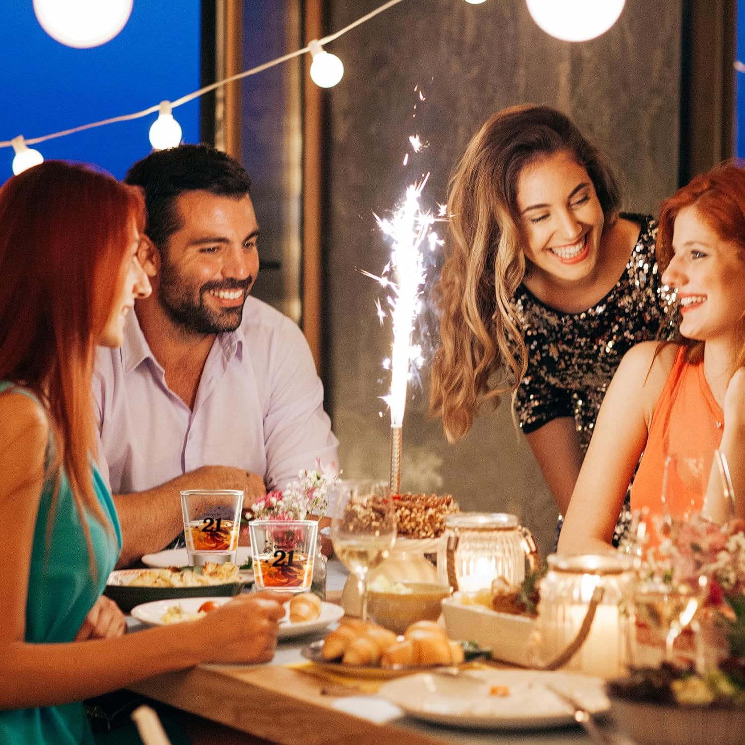 3 PCS 21th Birthday Shot Glasses Set, 1.5 oz Cheers to 21 Years Clear Shot Glass Cups with Heavy Base, Birthday Decorations for Women, Men, Funny Birthday Gifts, Party Supplies or Favors for Her, Him - Image 5