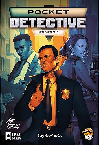 Miniatura 2 de Lucky Duck Games Pocket Detective - Juego de cartas de la temporada 1: resuelve misterios intrigantes en cualquier lugar. Juego cooperativo para
