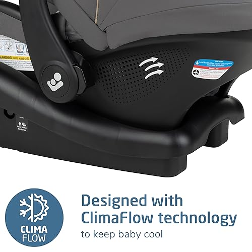 Miniatura 3 de Maxi-COSI Mico Pro Infant Car Seat, Baby Travel Seat with Adjustable Base, Stroller-Ready, Easy-Install Latch, Lightweight Design, Fits 430 lbs, Sea