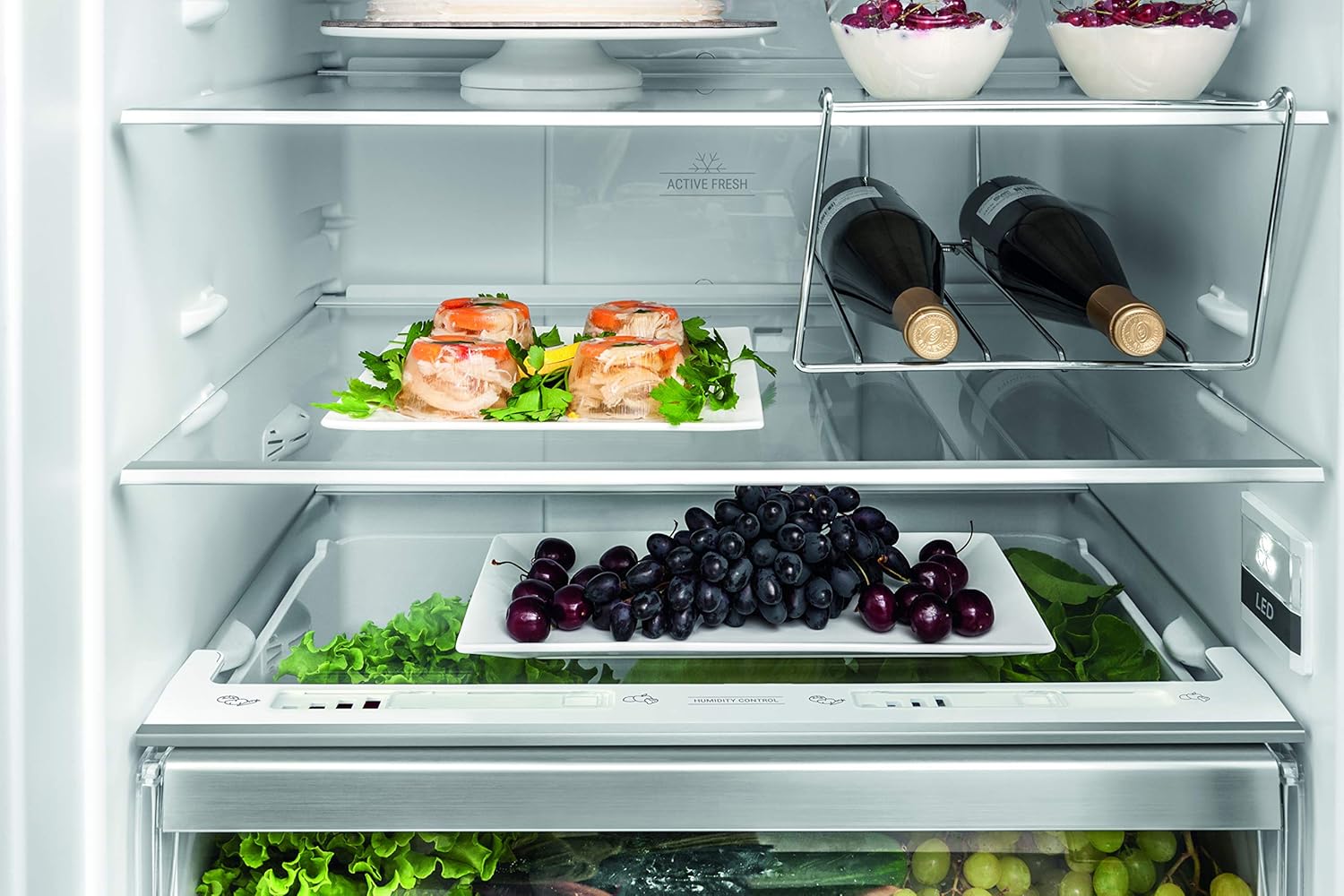 Hotpoint HA70BE 31 X, Frigorifero combinato no frost a Libera installazione, F, 444L [Classe di efficienza energetica F]