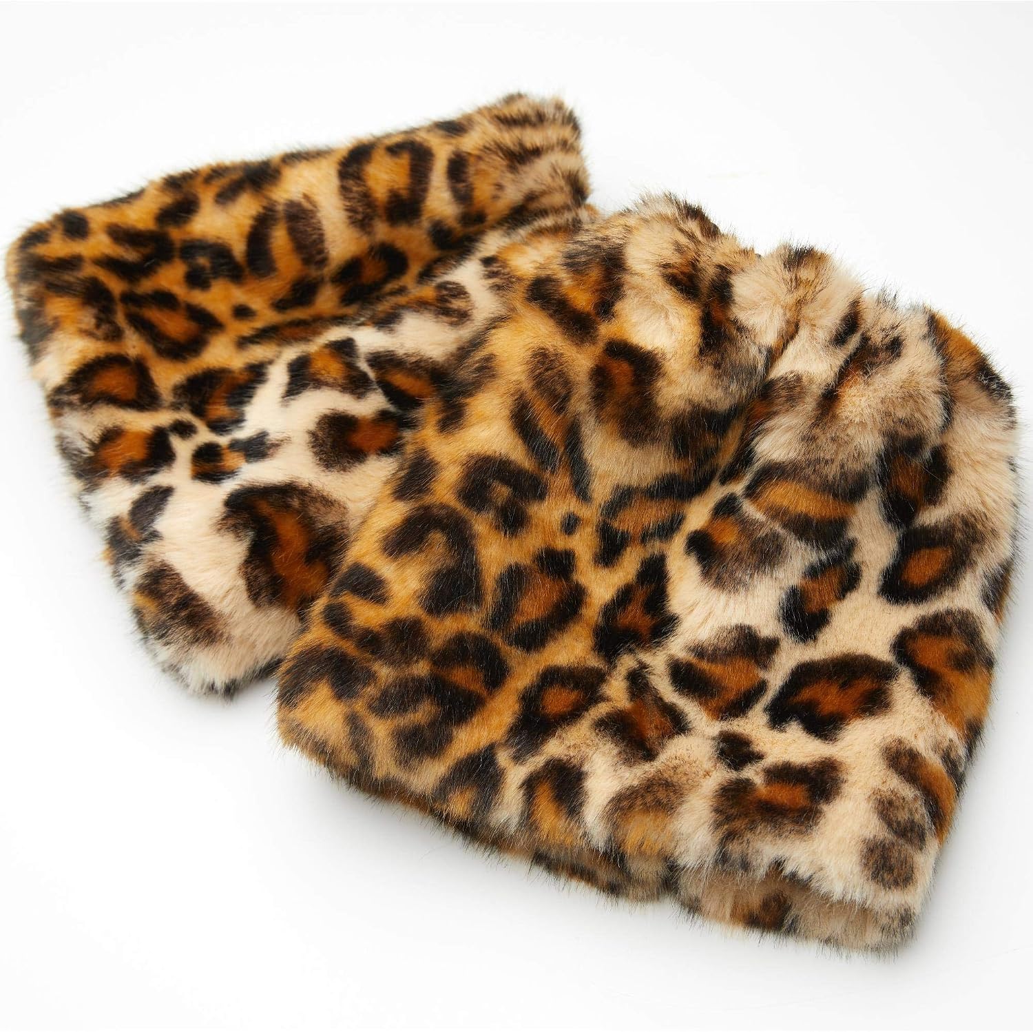 Faux Fur Leg Warmers for Women, Fuzzy Boot Covers for Costume