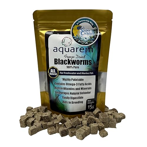 Freeze Dried California Blackworms - All Natural - Perfect for