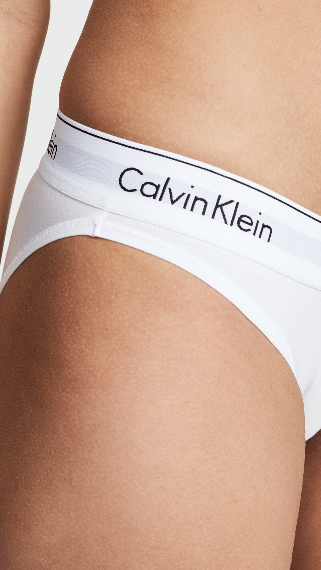 Calvin Klein Women's Modern Cotton Stretch Bikini Panty: White X-Small