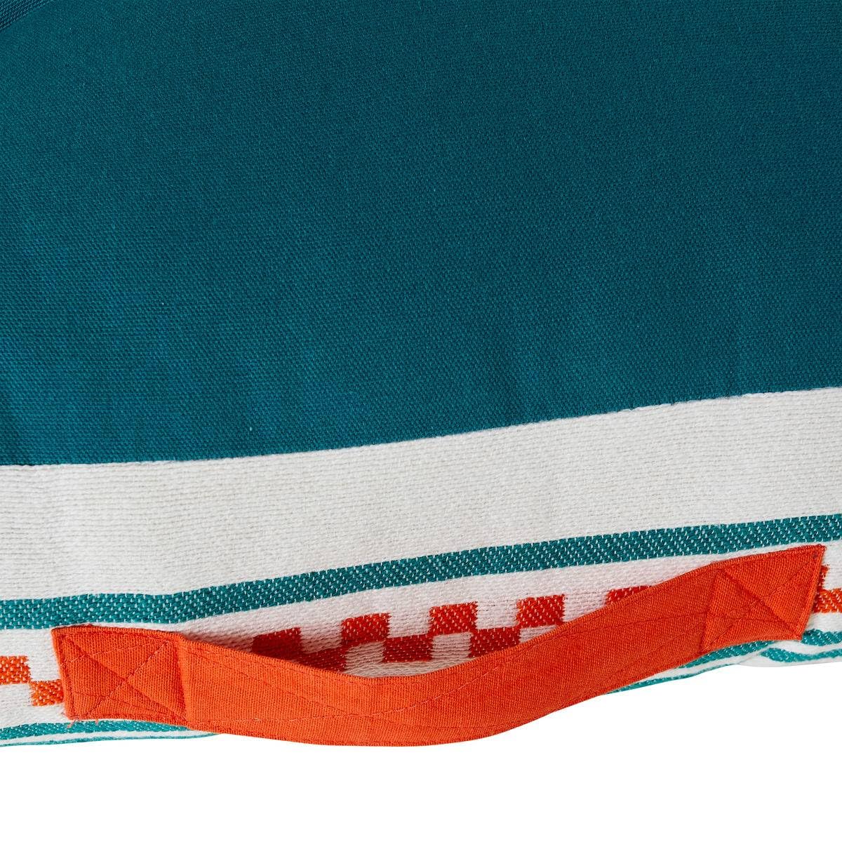 Atmosphera - Coussin de Sol d'extérieur Yucatan Bleu Canard 120x80cm