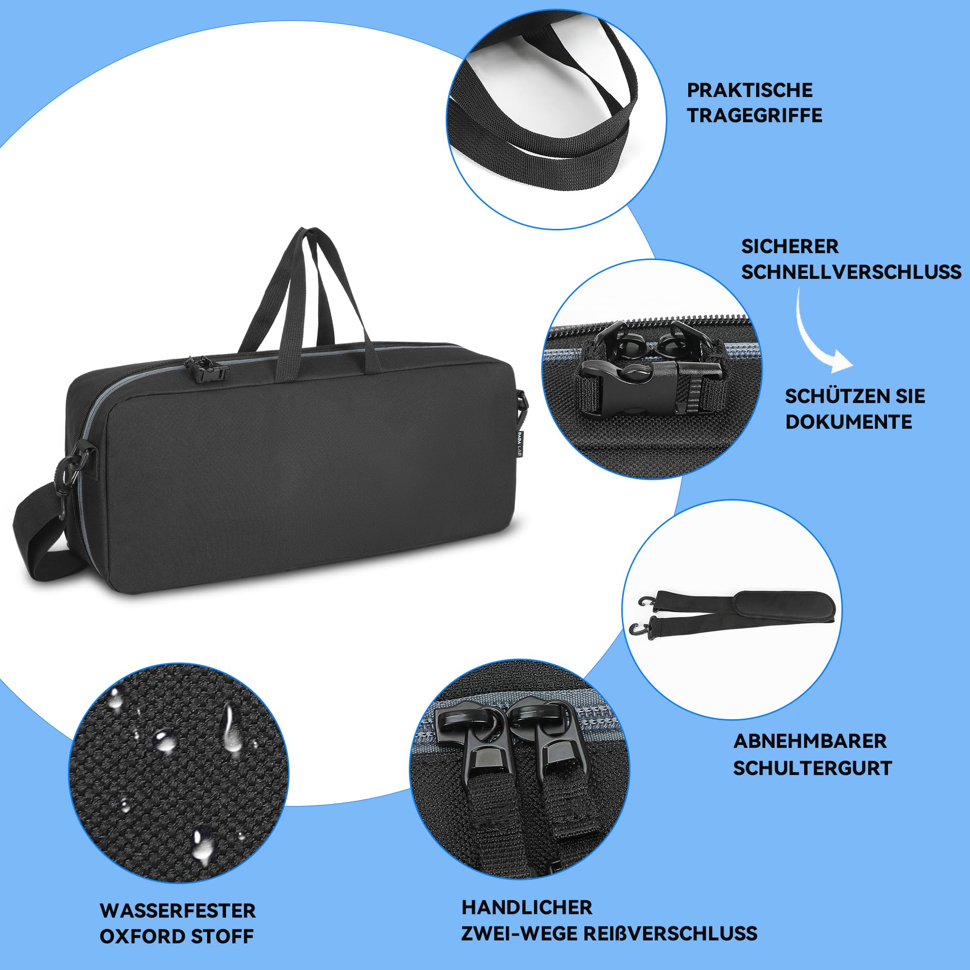 Bolsa expandible para matrículas para concesionarios de vehículos, servicios de matriculación y talleres - Organizada y segura para el camino