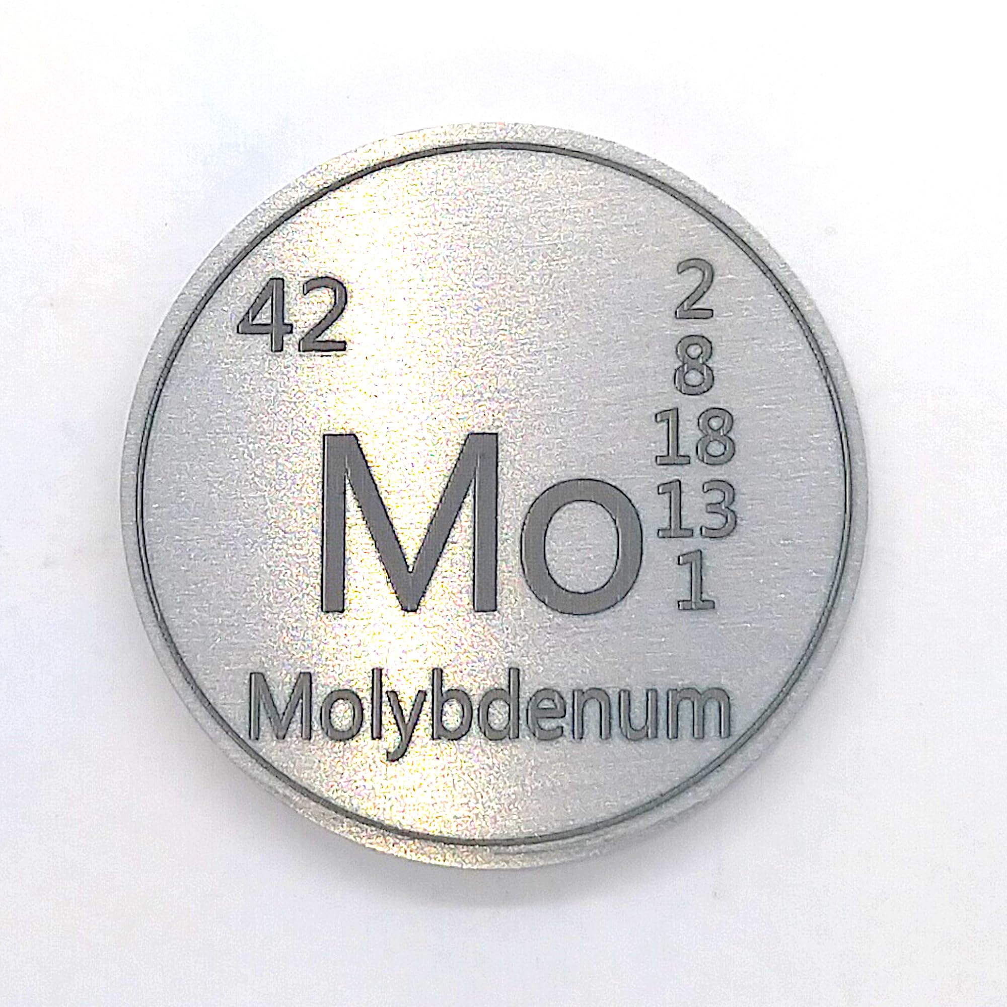 Amazon | 元素標本 モリブデン Mo (コイン・1インチ) | 岩石・鉱物