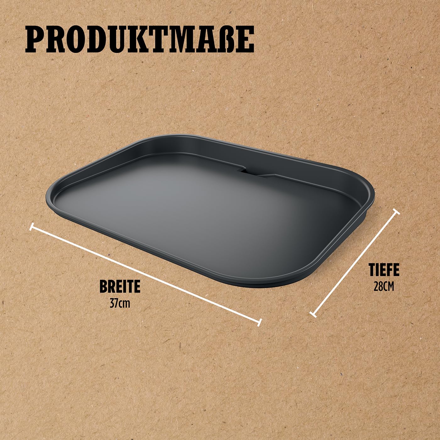 Ninja Woodfire Plancha [XSKGRIDPLTEUK] Offizielles Ninja Zubehör, Antihaftbeschichtung, Black, 28 x 5.4 x 37.2 cm