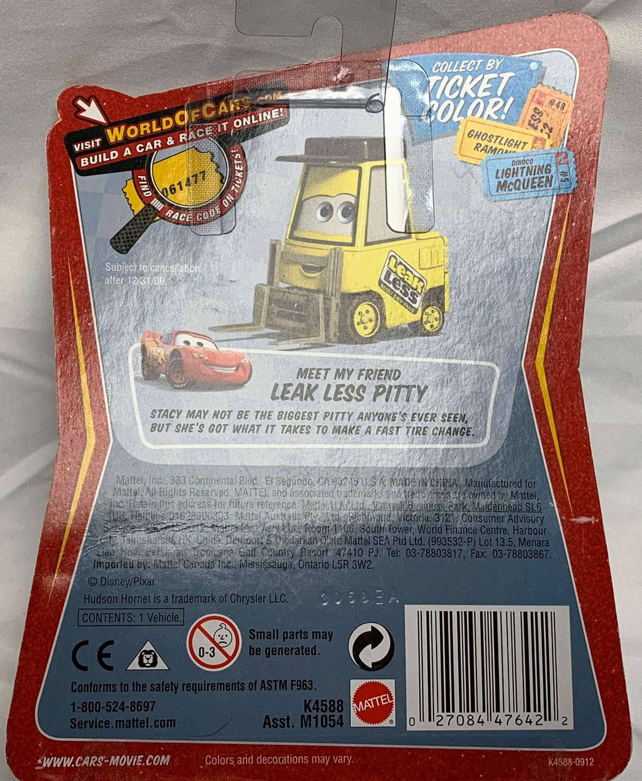 Disney Pixar Cars Supercharged Fabulous Hudson Hornet with Red Wheels Character Car