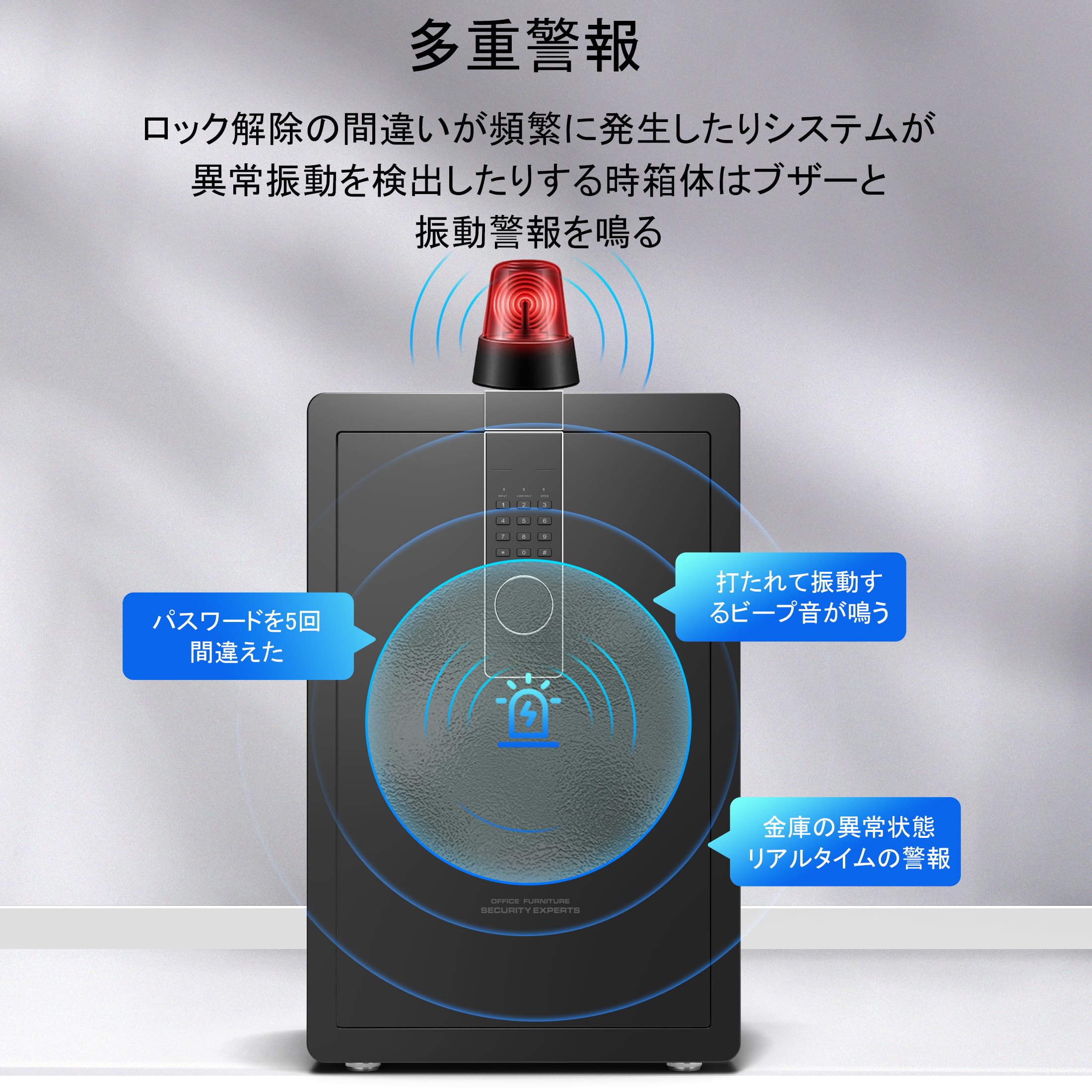 Amazon.co.jp: 【強化版】超大 家庭用 暗証番号 100L 金庫 床・壁に