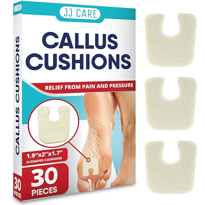 Buy JJ CARE Callus Cushions (Pack of 30) Callus Pads for Bottom of Foot U Shape Callous
