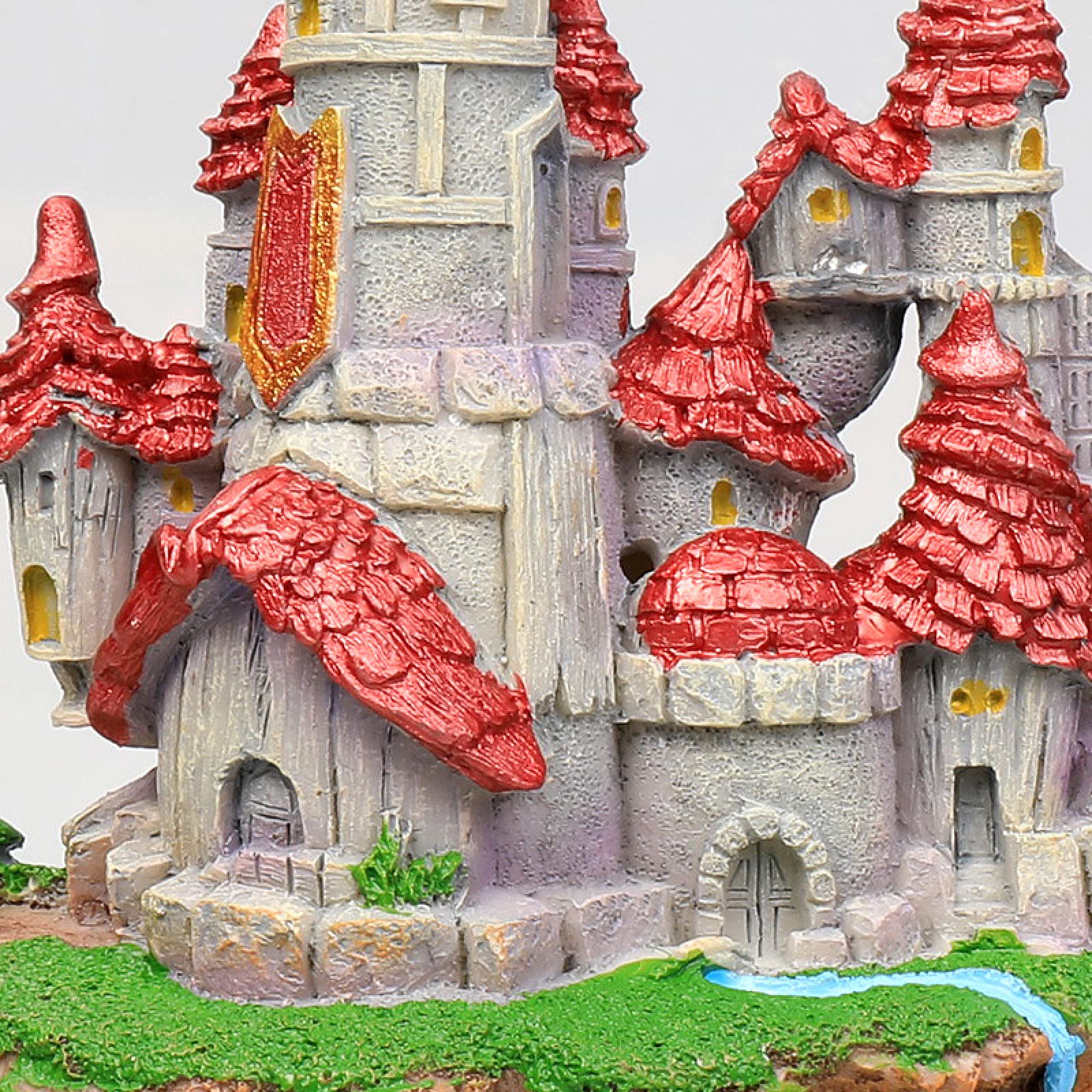 Decorazioni Acquario Arredamento Acquario Arredi Per Acquario 12 * 4,5 Cm Simulazione Decorazione Acquario Decorazione Paesaggistica Rockery Decorazione Acquario Casa Dimensioni Castello Cielo In Stil