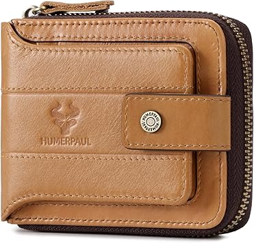 CPG 財布 Amazon.com: gzcz Zipper Wallet For Men Genuine Leather RFID