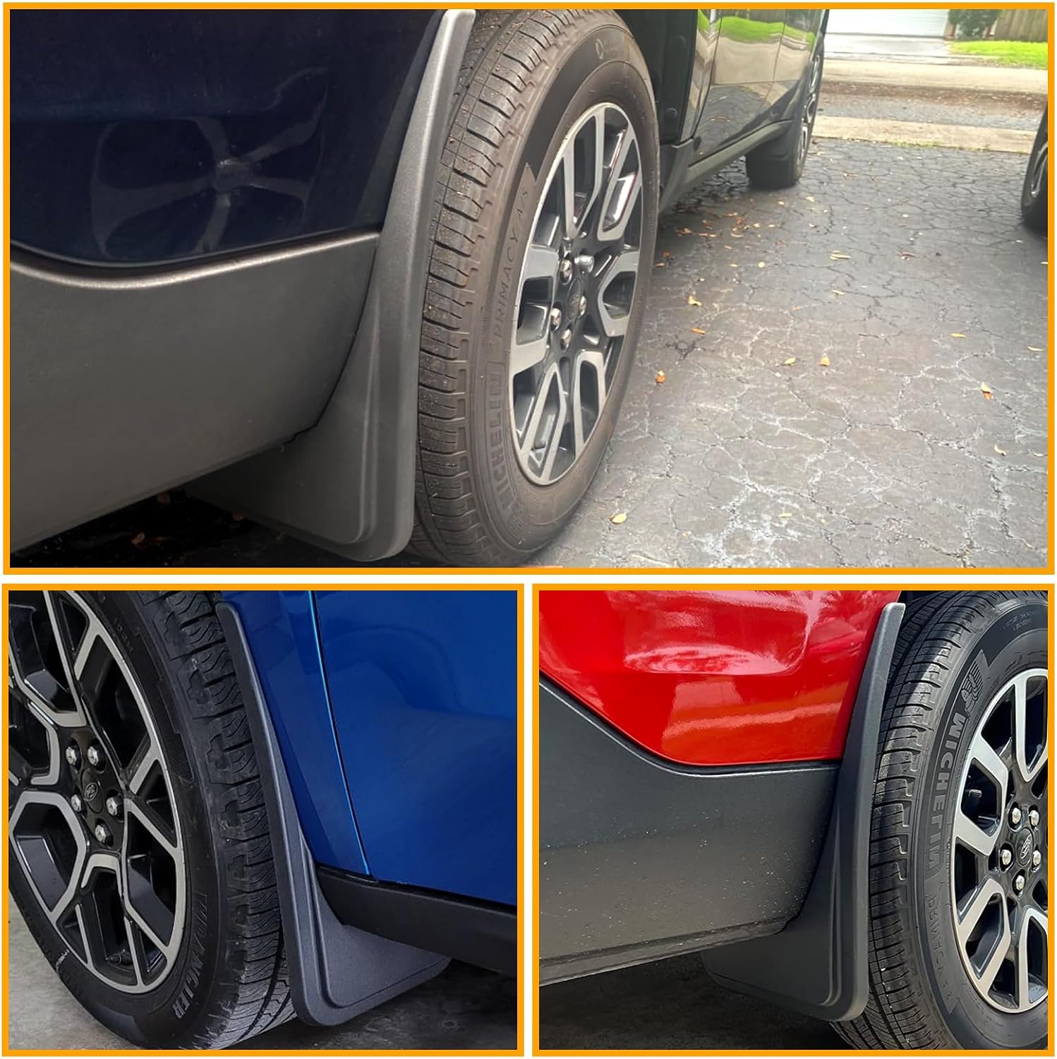 4Pcs Mud Flaps for Ford Maverick 2025 2024 2023 2022 Front & Rear Splash Guards Wheel and Tire Protection,No Drilling Needed,Fender Mudguards Kit Accessories