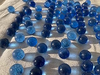FAIRY TAIL & GLITZER FEE Bolas de cristal de 16 mm, diseño de lapis, color azul