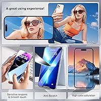 Vista 7 de para iPhone 15 Plus Reemplazo de pantalla de 6.7 pulgadas, ensamblaje frontal de pantalla táctil LCD digitalizador 3D con sello