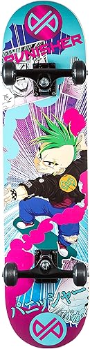 Punisher - Patineta para niños con rodamientos ABEC-7 de arce canadiense ABEC-7 de doble patada