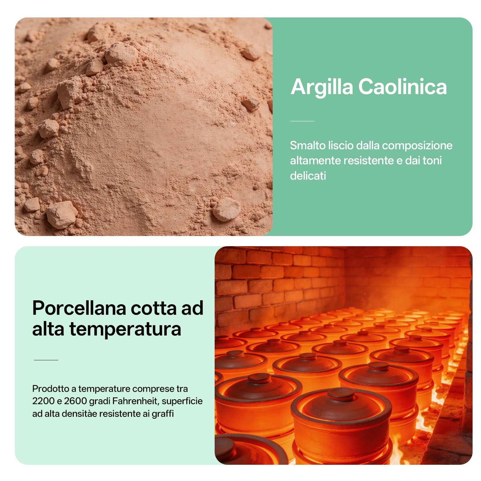Fontanella per Gatti Ceramica, 2.1L Fontana per Gatti ceramica, Silenziosa con Filtro ai Carboni Attivi, per più animali domestici, colore sfumatura verde