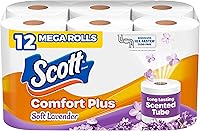 Vista 14 de Scott ComfortPlus - Papel higiénico, 12 rollos triples, 231 hojas por rollo, seguro para séptico, papel higiénico de 1 capa