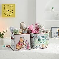 Vista 42 de Idea Nuova Marvel Avengers - Juego de dos espaciosos cubos de almacenamiento plegables, 10 x 10 pulgadas, Avengers / gris