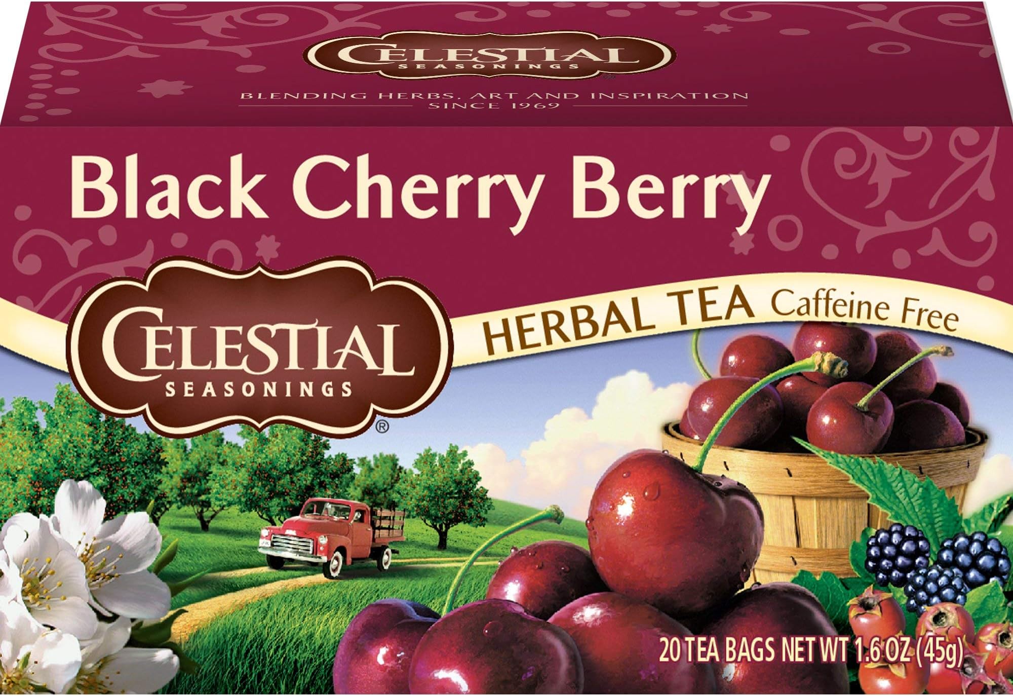Celestial Seasonings Black Cherry Berry Tea, 20 ct