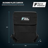 Force Fitness Rucking Rucksack mit Gewichten – Taktischer Rucksack für Männer & Frauen – Gewichtsweste für Rucking, Krafttraining, Cardio, Wandern, Outdoor Fitness & Home Gym