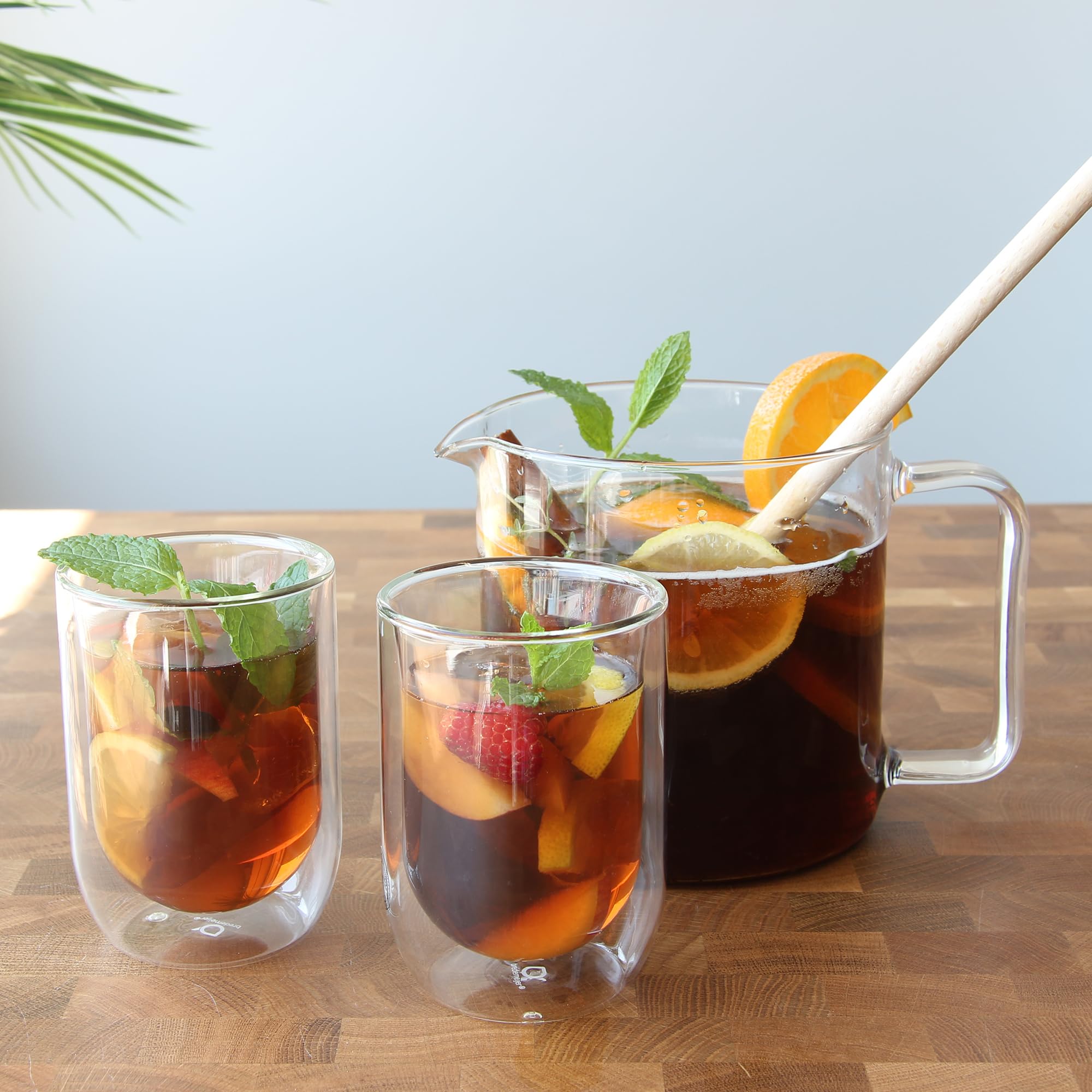 Bredemeijer Teekanne Emma 1,3L mit Edelstahlfilter Transparant