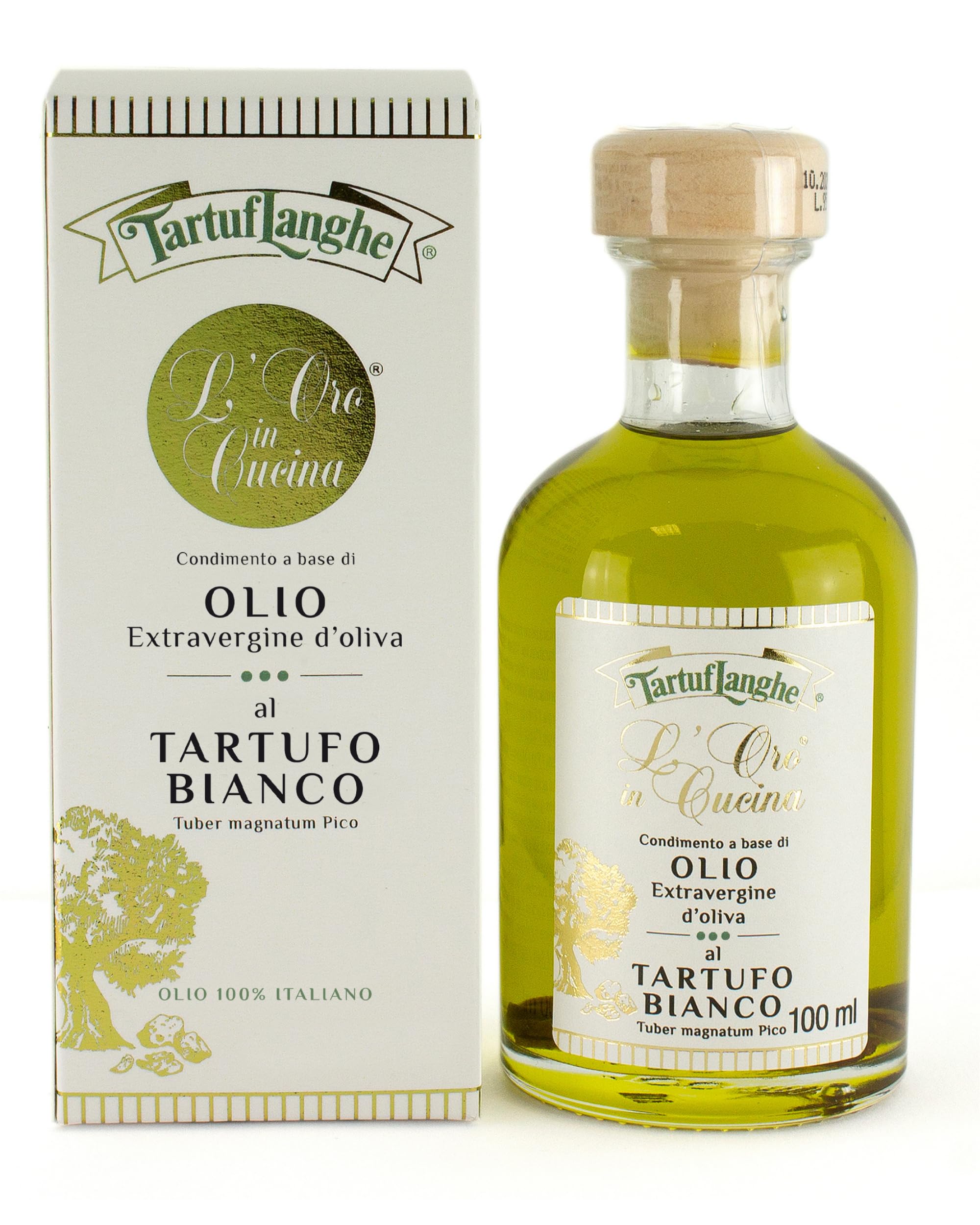 L´Oro Olivenöl Extra Vergine m. weißer Trüffel & Aroma (Trüffelöl), Tartuflanghe, 250 ml