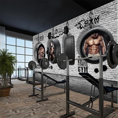 Vista 38 de Murales de pared de tamaño personalizado, gimnasio de culturismo Gorilla Fitness, murales de pared autoadhesivos extraíbles para despegar y pegar