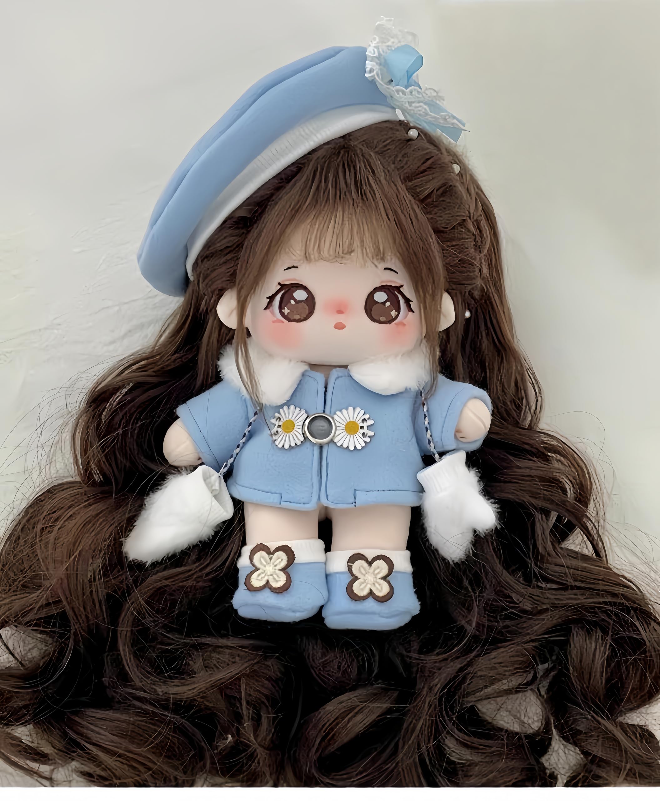 Girls Don`t Cry × Steiff Plush Doll QGYDYH 20cm Plush Doll Toy. Anime Cotton Dolls with Skeleton, Soft