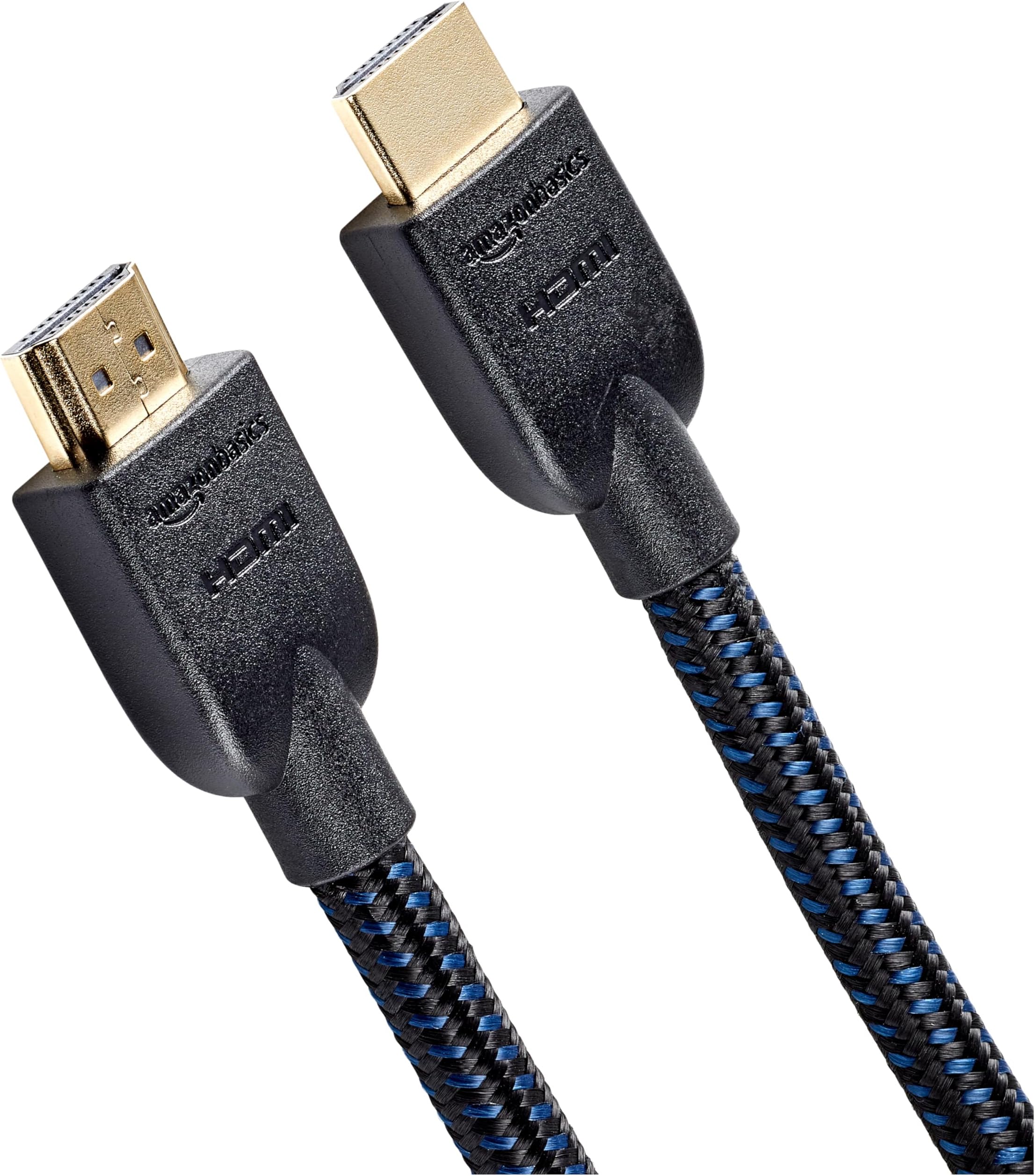 Amazon Basics High-Speed HDMI Cable (18Gbps, 4K/60Hz) - 10 Foot (3M),Nylon-Braided