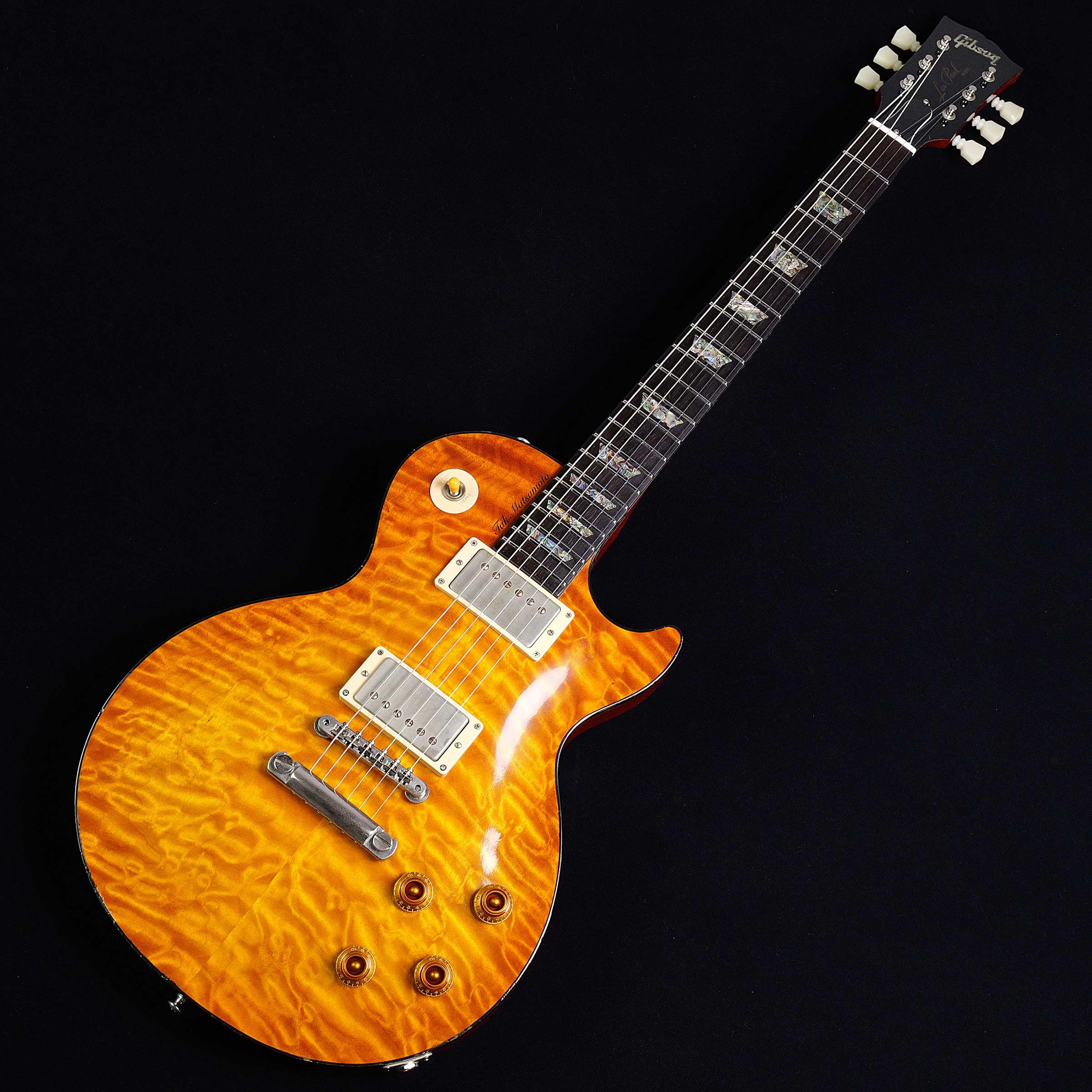 Amazon | Gibson Custom Shop Tak Matsumoto Les Paul Tak Burst 1st