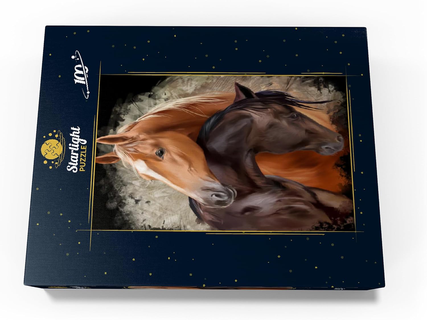 MyPuzzle Horse Hug - Premium 100 Piece Jigsaw Puzzle - Made in USA