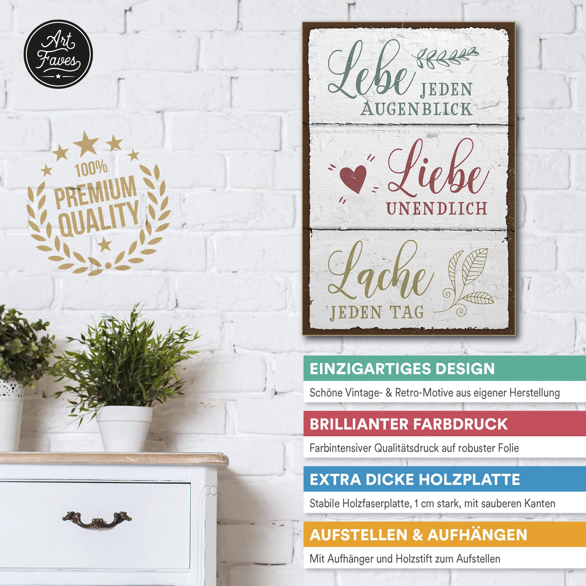 Wandschild „It Was Always You“ – 12,7x25,4 Cm, Liebesspruch, Rustikaler Seilaufhänger