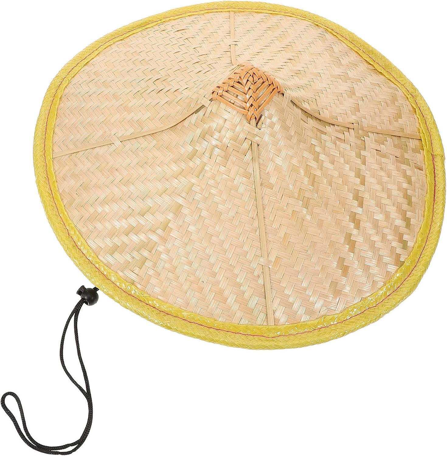 Weaving Sun Hat with Light Rain Shield, Natural Color