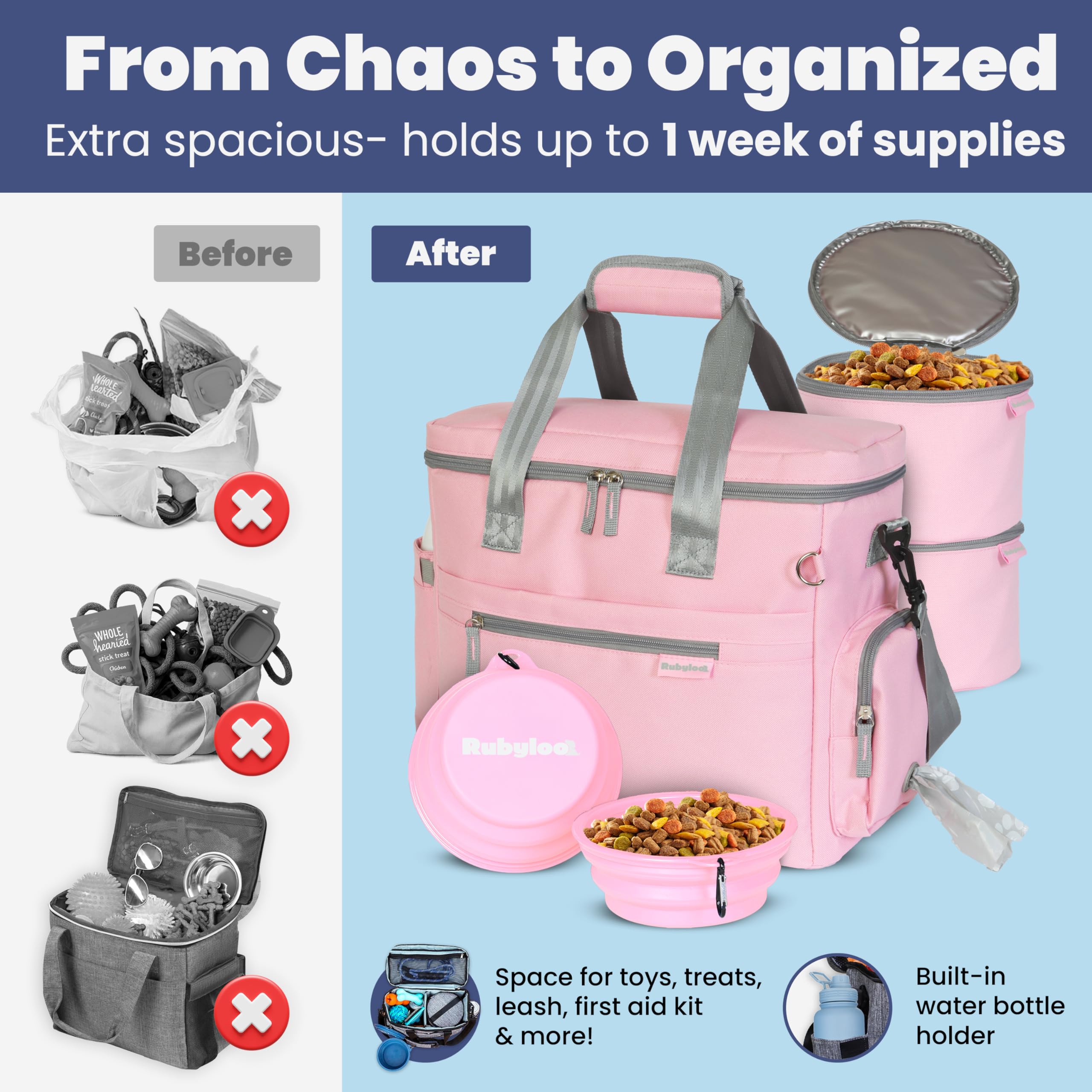 Pet Supplies : The Original Doggy Bag™ - Complete Dog Travel Bag