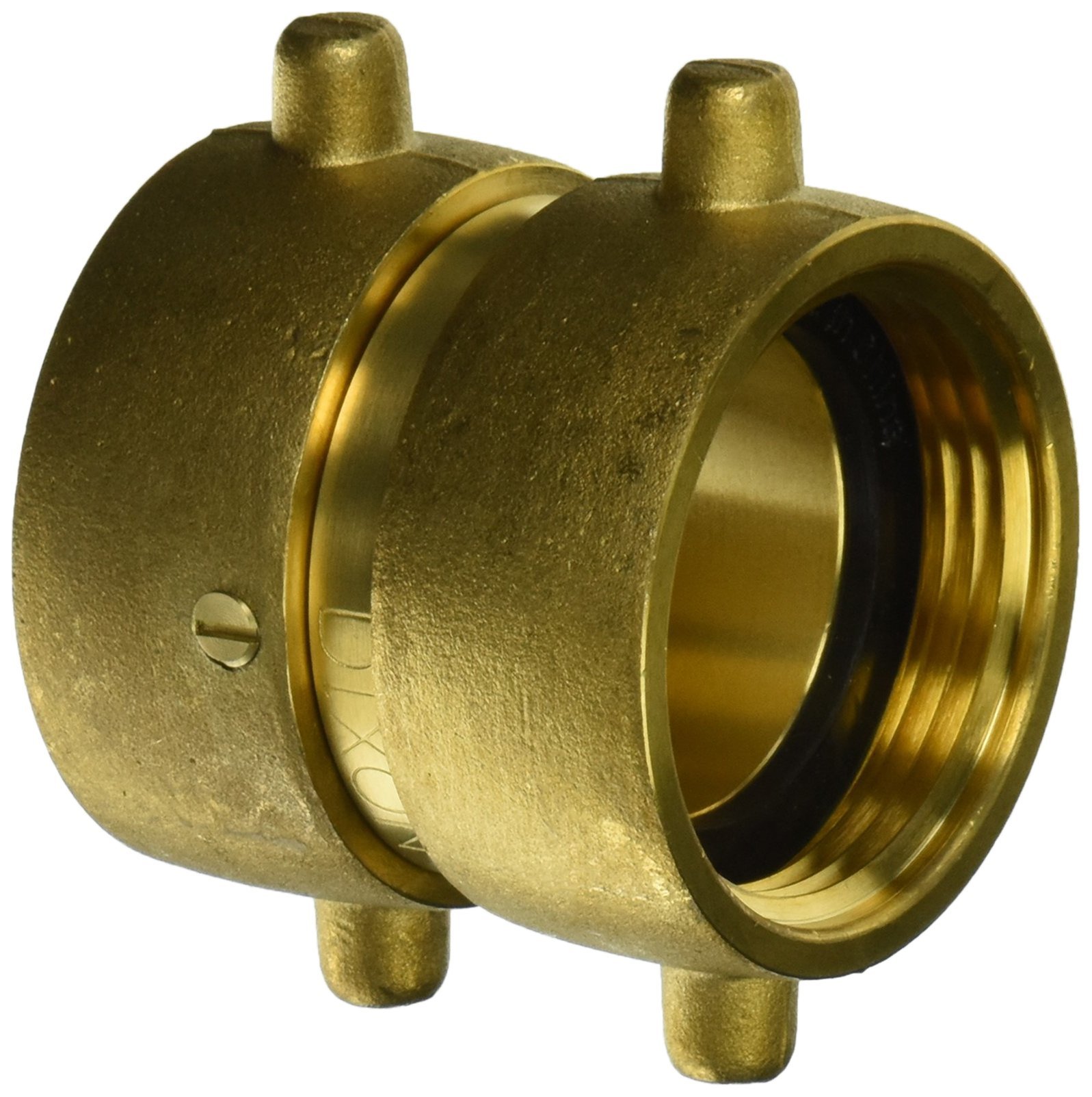 Dixon Valve DFP1515F Brass Fire Equipment, Double Female Swivel